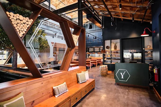 The taproom and bar
